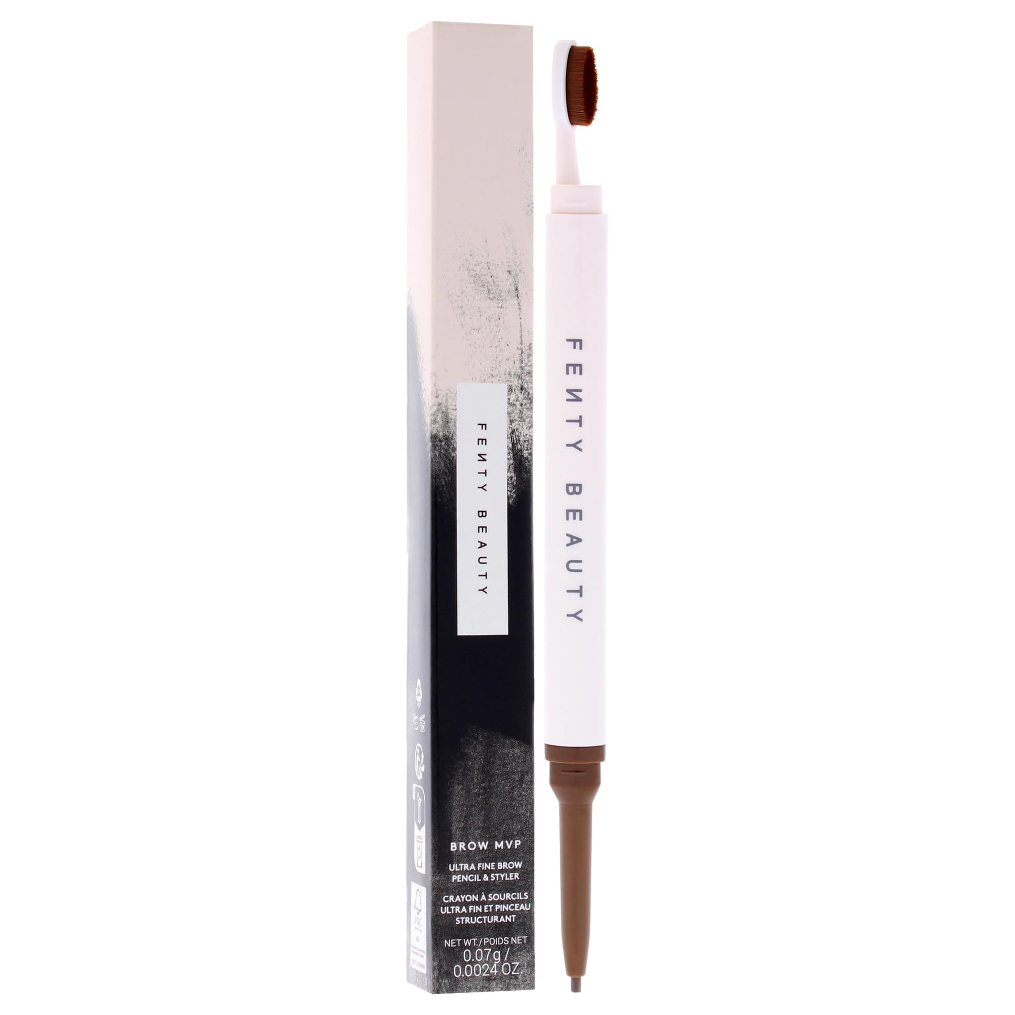 Fenty Beauty Brow MVP fine tip close-up showing precision.