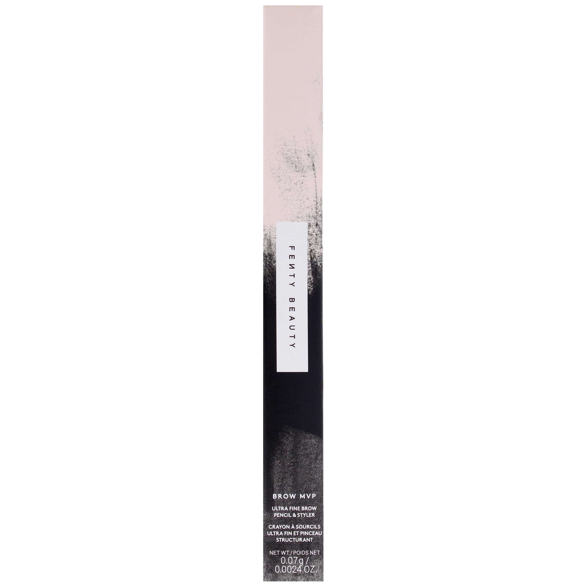 Fenty Beauty Brow MVP packaging and pencil components.