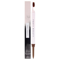Fenty Beauty Brow MVP pencil-application shows hair-like strokes for natural brows.
