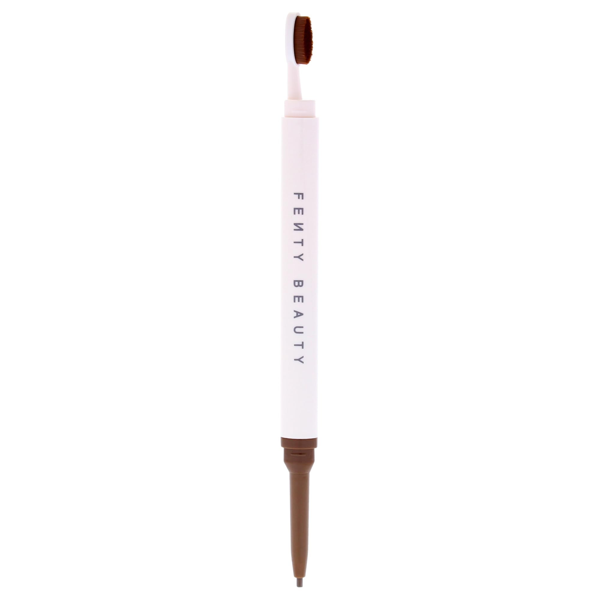 Fenty Beauty Brow MVP styler paddle brush blending for seamless definition.