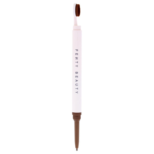 Fenty Beauty Brow MVP styler paddle brush blending for seamless definition.