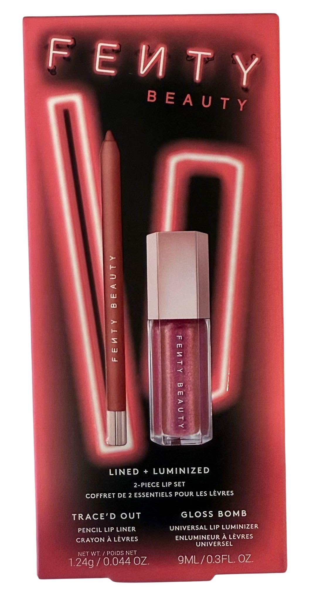 Fenty Beauty lined-luminized 2-piece lip set for natural day-to-night looks.