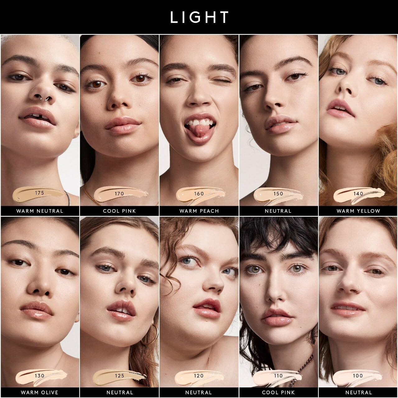 Matte finish look with Fenty Pro Filt’r 160 on skin and oil-control vibe