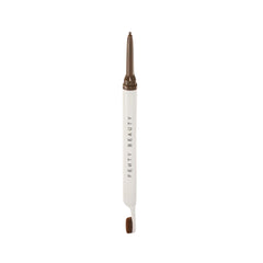 Fenty Brow MVP pencil tip close-up shows precise, hair-like strokes for definition