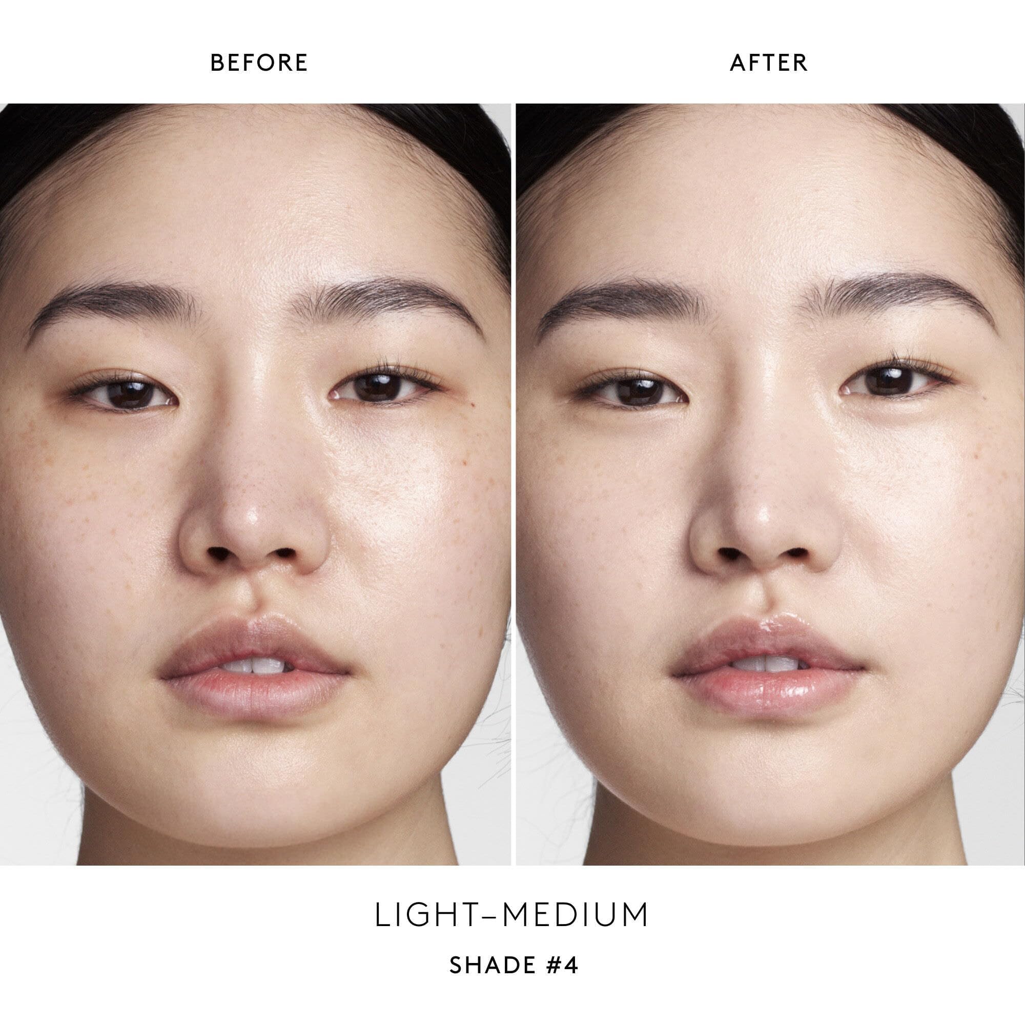 Fenty Eaze Drop Blur Stick cream texture demonstrates seamless second-skin application.