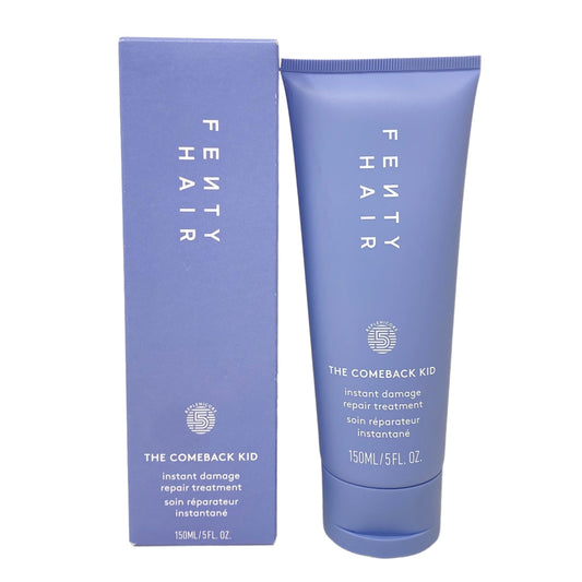 Fenty Hair The Comeback Kid bottle close-up for bond-building treatment