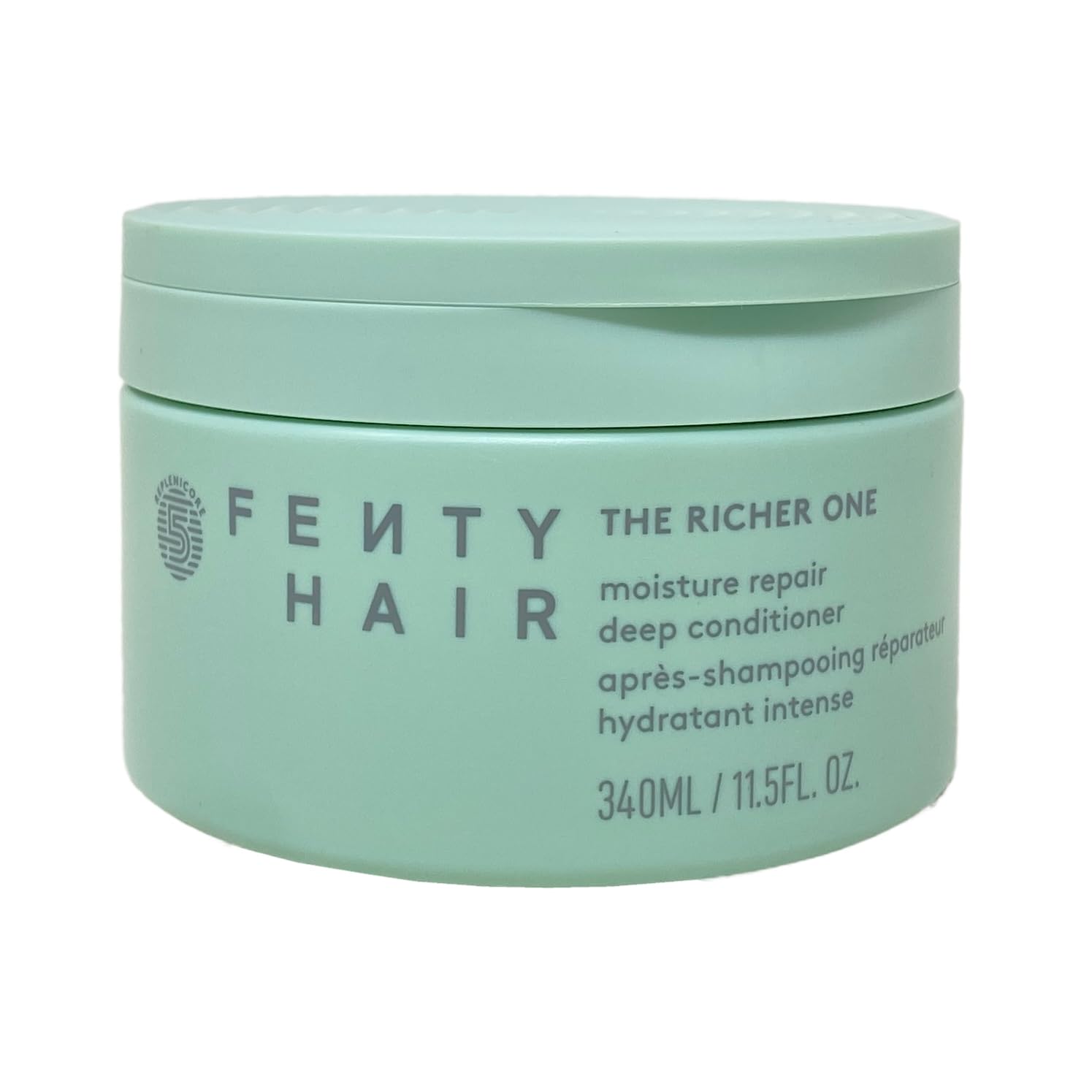 Fenty Hair The Richer One deep conditioner bottle delivers moisture for dry, damaged hair.