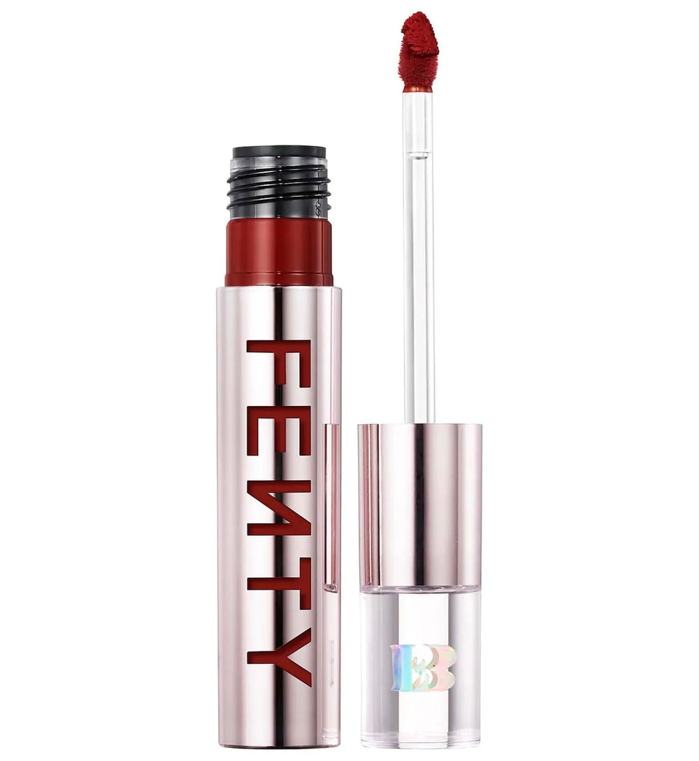 Fenty Icon Velvet Lipstick H.B.I.C. packaging and label highlight premium branding for shoppers.