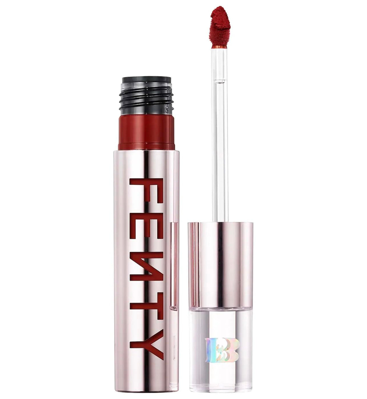 Fenty Icon Velvet Lipstick H.B.I.C. packaging and label highlight premium branding for shoppers.