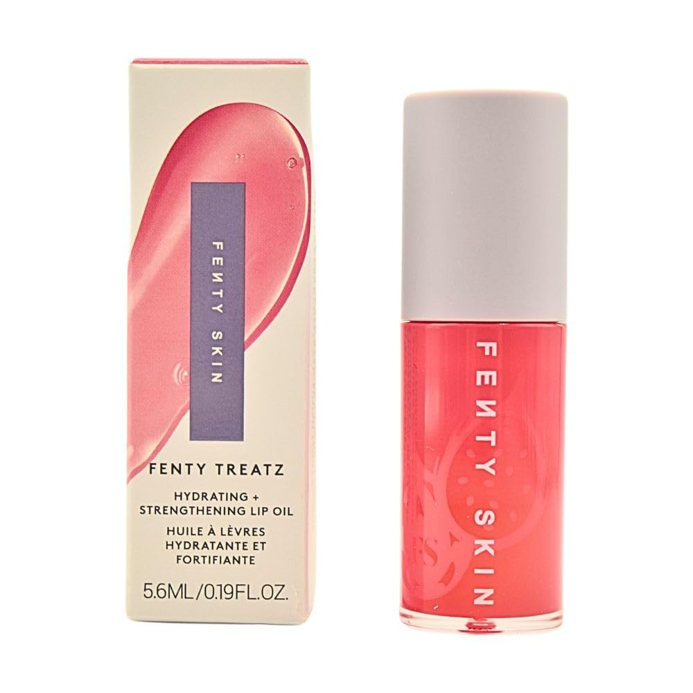 Fenty Skin Treatz lip oil Dragon Fruit bottle delivers clear hydration