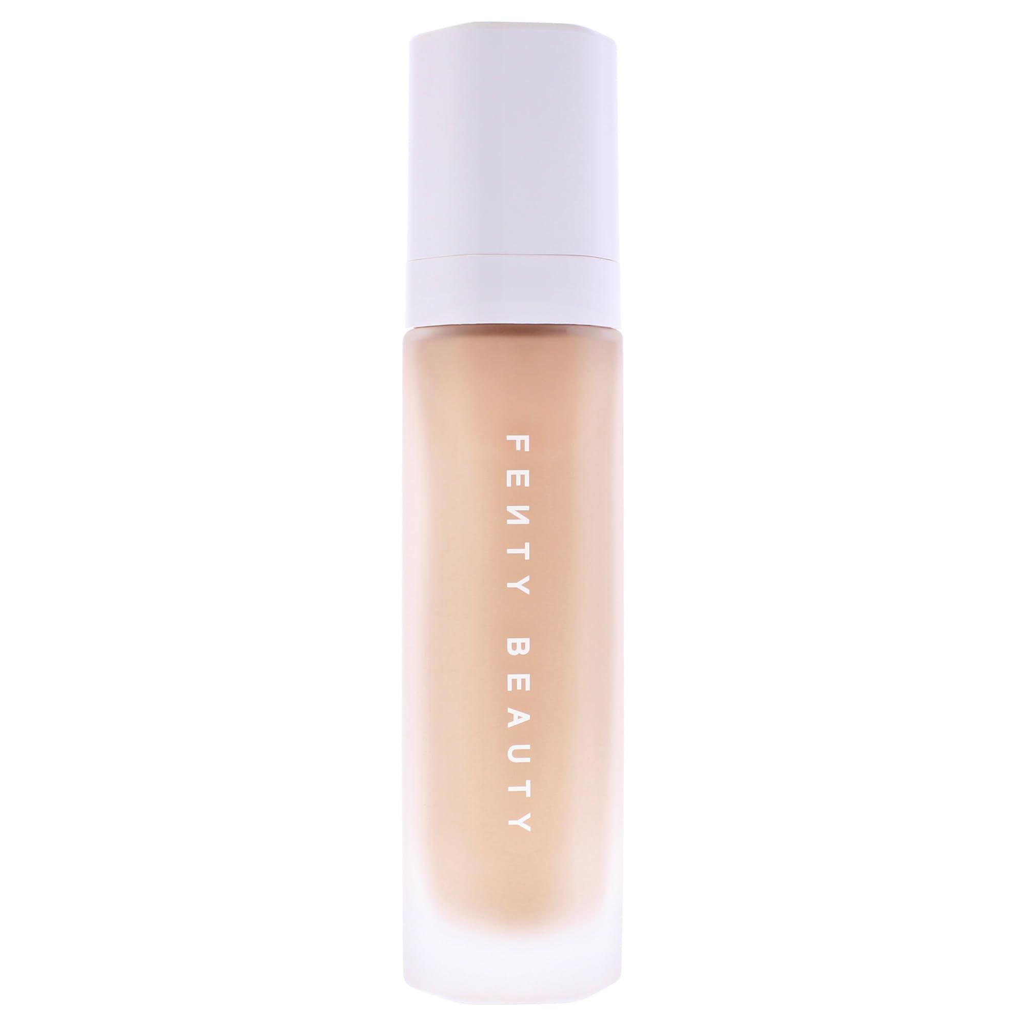 Fenty Soft Lit foundation blend demonstrates smooth, seamless application.