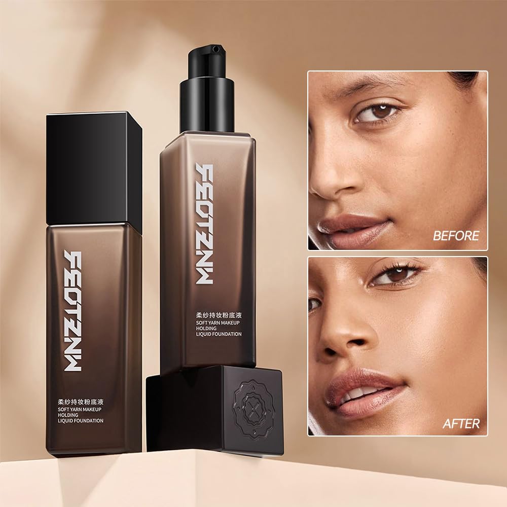 Feotznw Flawless Finish ivory-beige shade swatch with neutral-cool undertones.