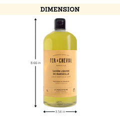 Fer à Cheval 1L refill bottle supports sustainable daily routines.