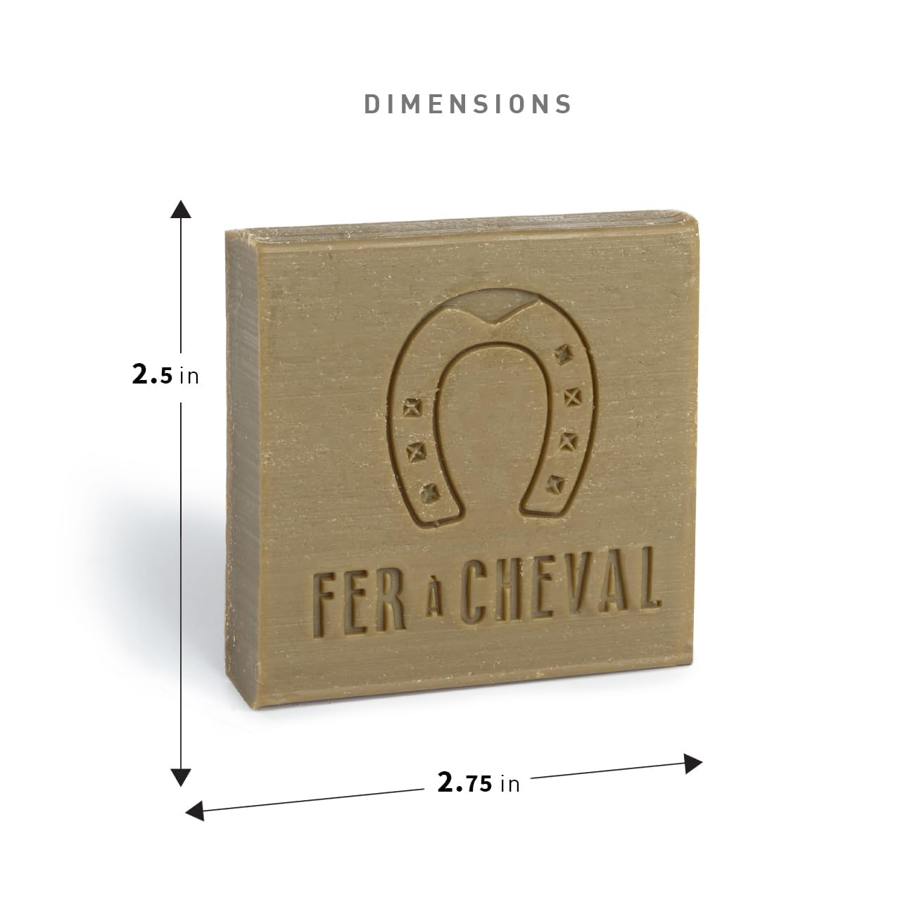 Fer à Cheval olive oil soap arrangement ready for everyday cleaning tasks.