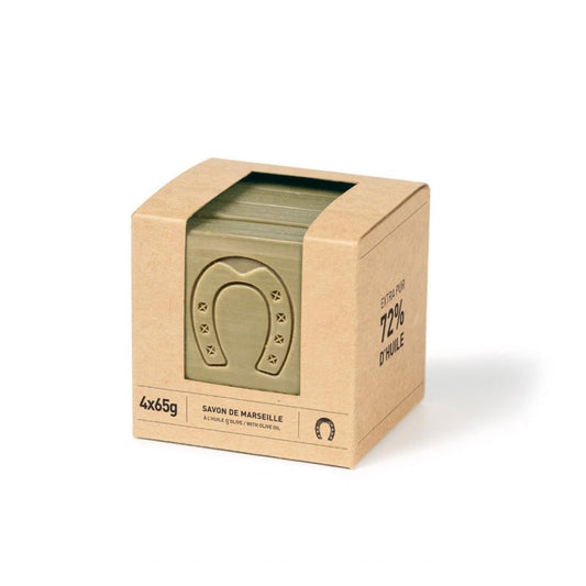 Fer à Cheval Pure Olive Soap Slices pack for gentle hand and body cleansing.
