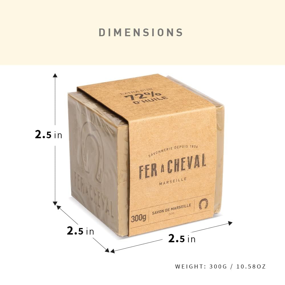 Fer à Cheval palm oil free soap suitable for sensitive skin
