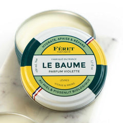 Feret Parfumeur Le Baume Violette face and hands hydration in seconds.