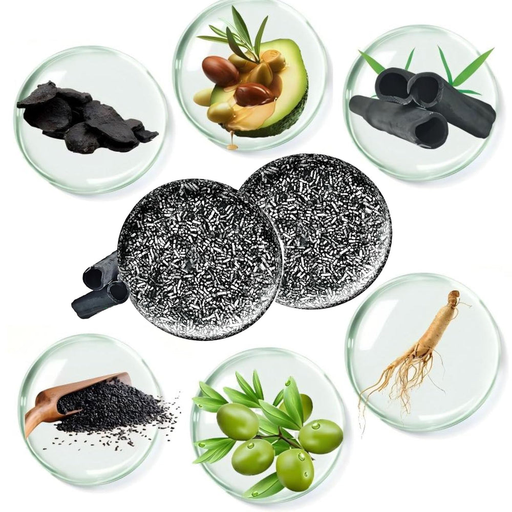 F FENG PEI gradual color renewal on gray hair with natural oils.