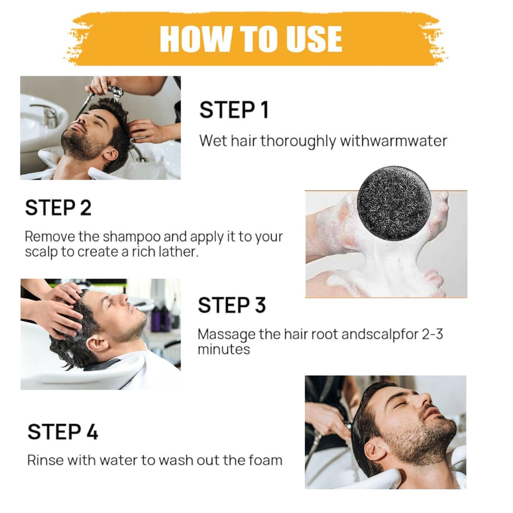 F FENG PEI black shampoo bar scalp nourishment close-up