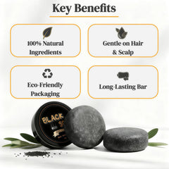 FHH Gray Hair Reverse Bar close-up showing dense lather for deep cleansing.