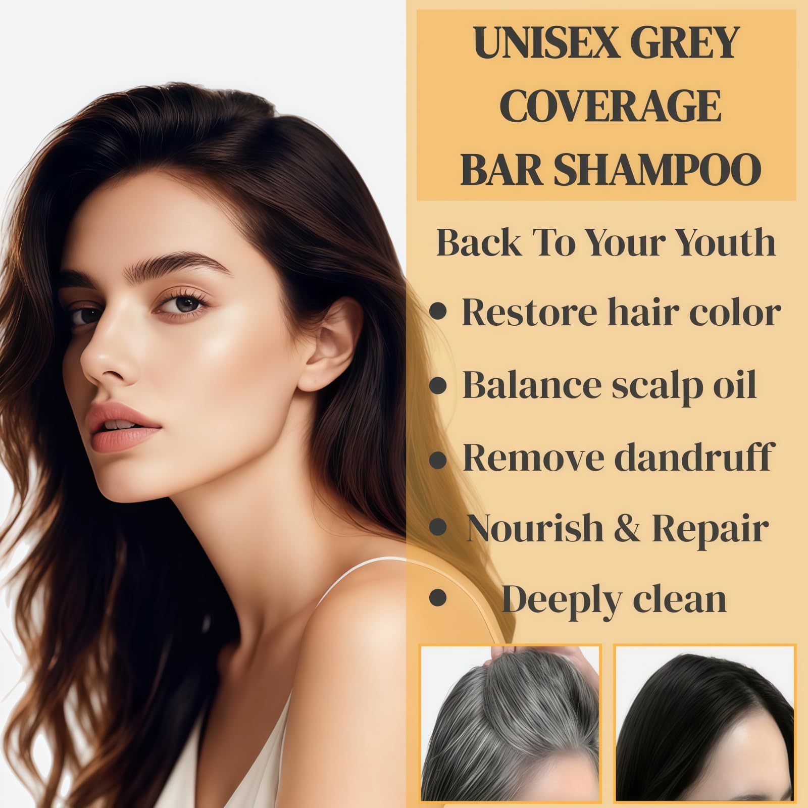 FHH Gray Hair Reverse Bar displayed on shelf to attract attention.