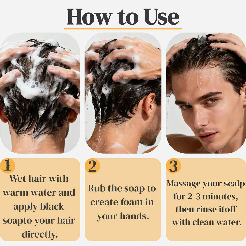FHH bar ingredients and natural extracts support scalp nourishment.