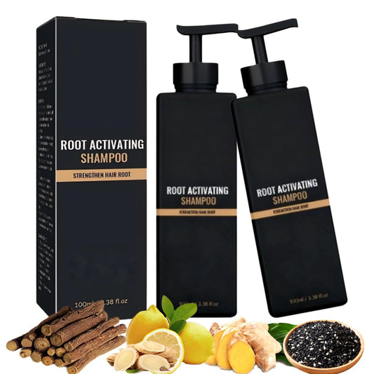 FHH Root Activator Shampoo bottle front view for thinning hair.