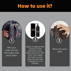 FHH Root Activator Shampoo two-pack packaging for home use.