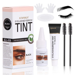 FIAHNG Lash Color Kit black bottle close-up for an even tint.