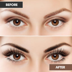 FIAHNG brow color kit application showing step-by-step tinting.
