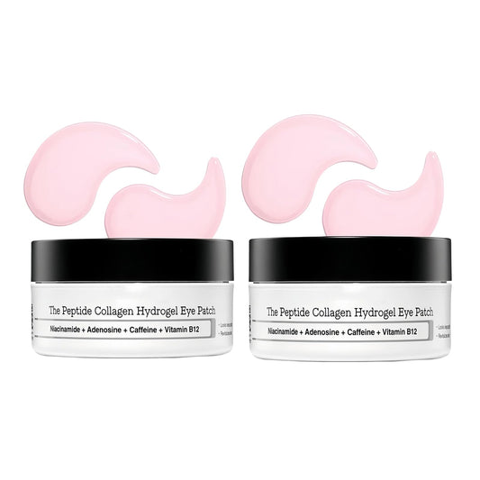 Fidiiog collagen hydrogel eye masks packaging showing premium spa-style care for daily use.