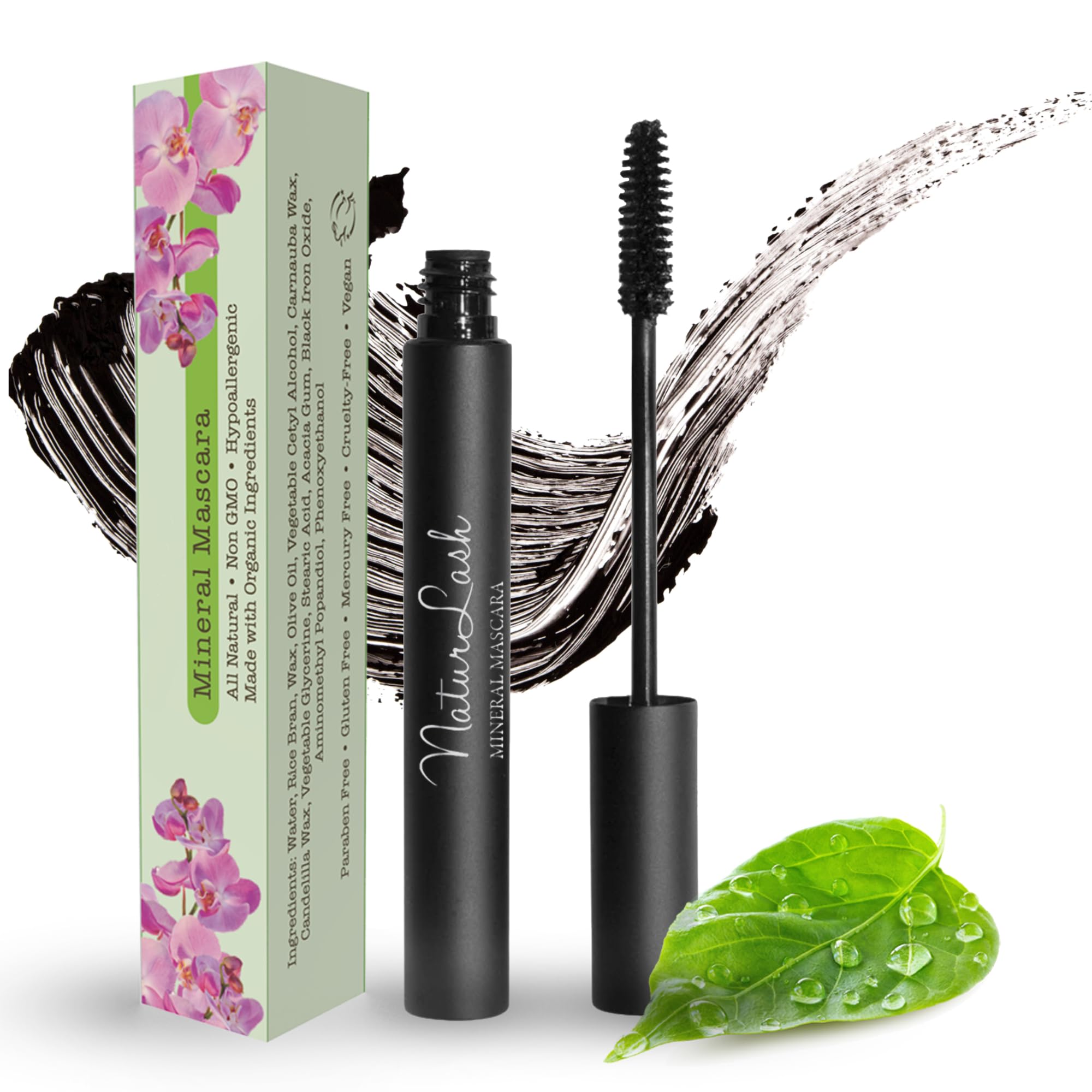 Fifth & Skin NATURLASH mascara bottle with vegan formula suitable for sensitive eyes
