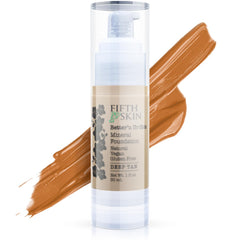 Fifth & Skin Better’n Ur Skin Foundation Deep Tan bottle with warm undertones and buildable coverage