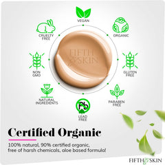 Fifth & Skin Better’n Ur Skin Foundation Porcelain swirl on skin for seamless coverage.