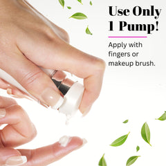 Skin after applying Fifth & Skin Primer looks soft and even.