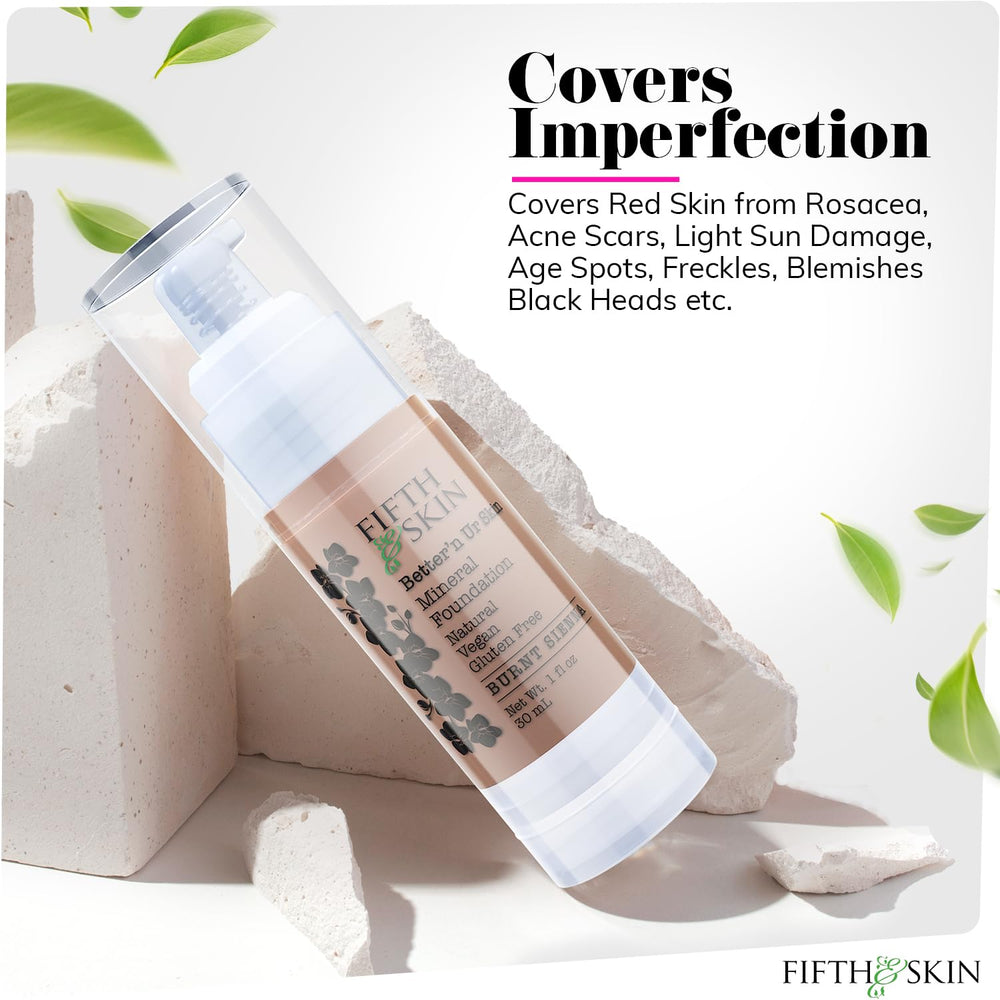 Fifth & Skin Burnt Sienna vanilla scent hints at gentle fragrance.