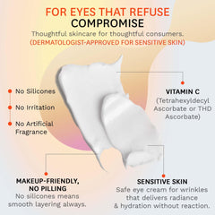 Fig.1 daily use of eye cream before makeup for glow and smoothness