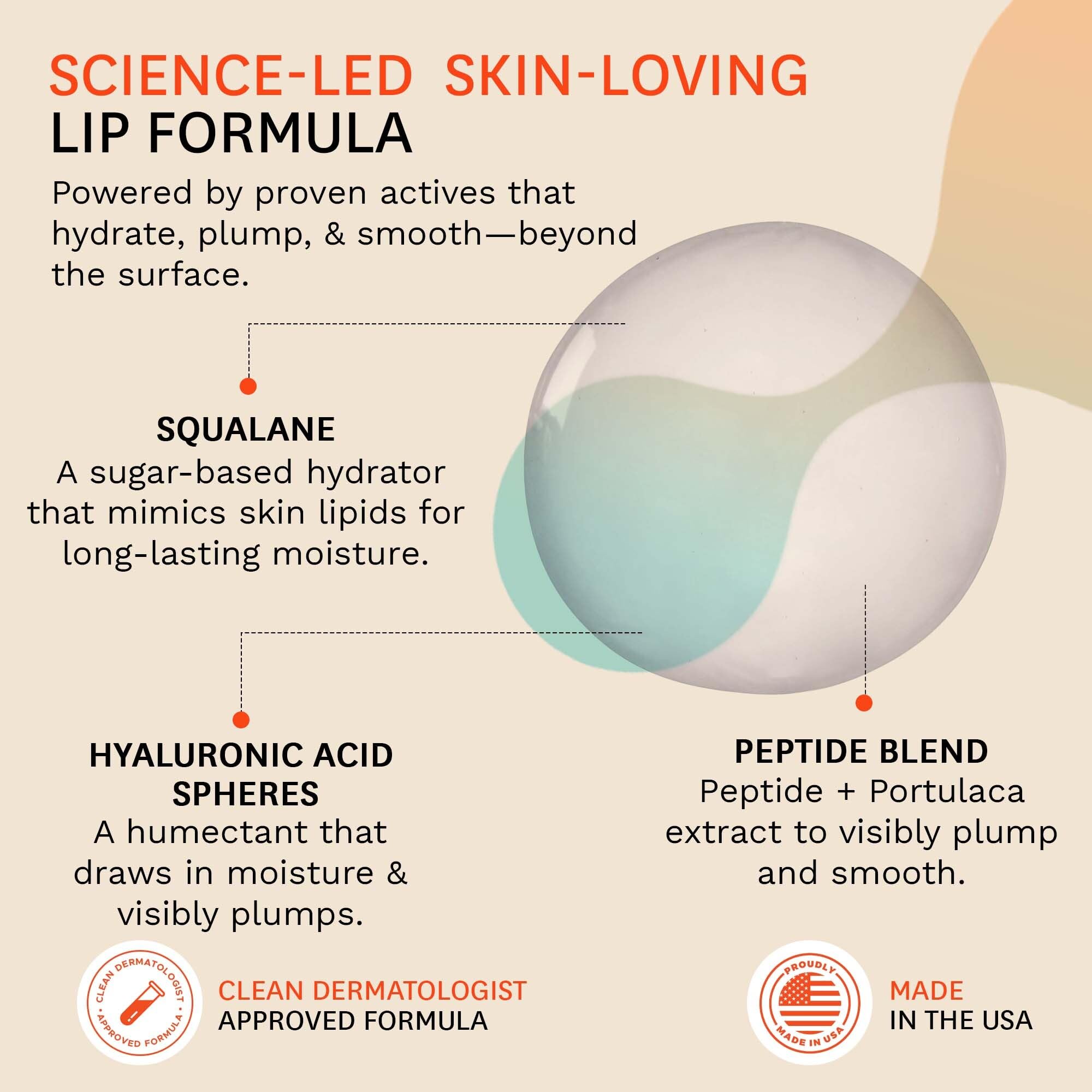 Fig.1 dermatologist-tested lip oil tube demonstrates allergy-friendly, non-sticky formula