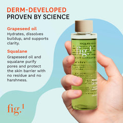 Fig.1 grapeseed oil close-up emphasizes antioxidant-rich clarity for the skin.