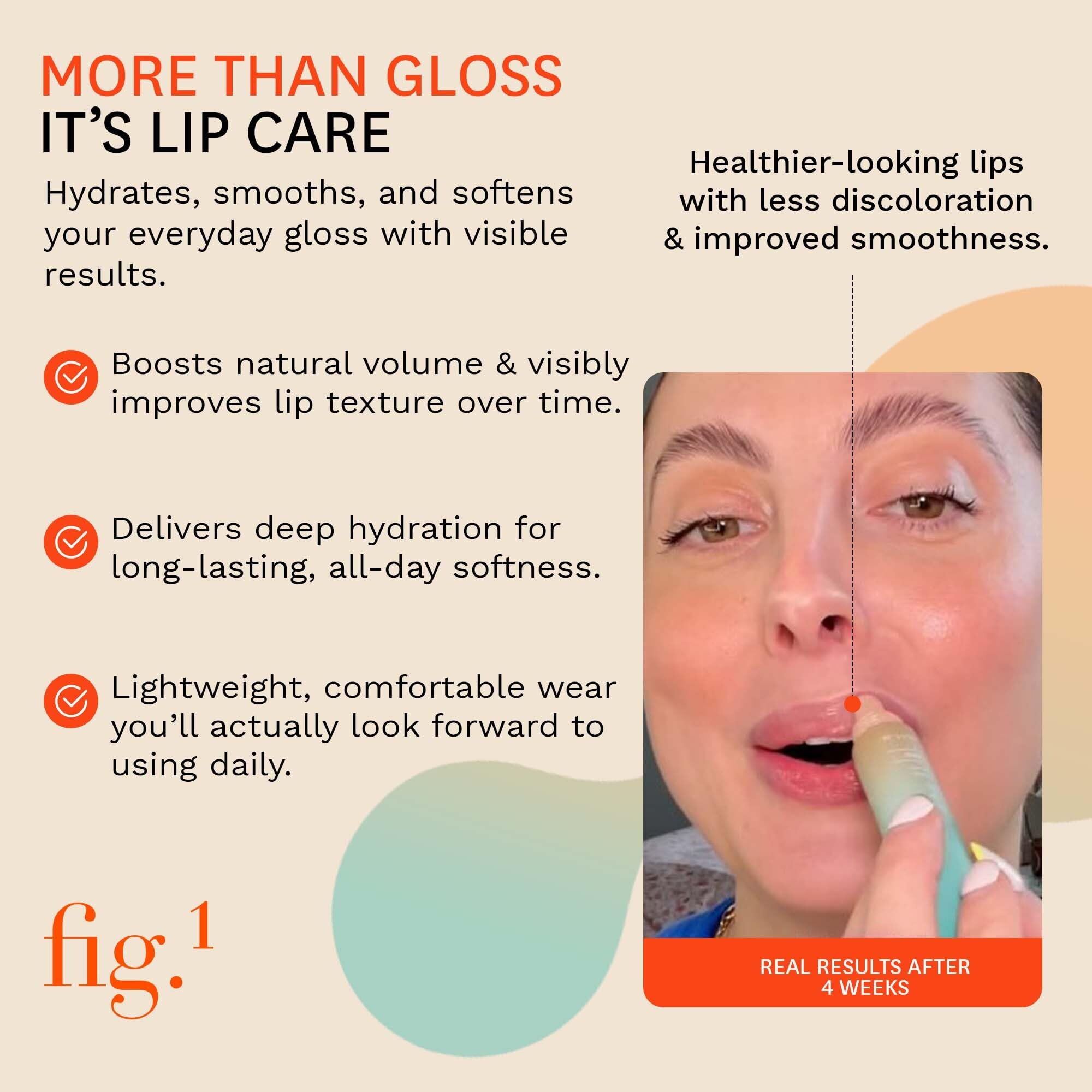 Fig.1 mint cooling lip gloss conveys refreshing sensation and moisture