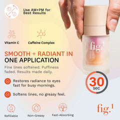Fig.1 refillable packaging emphasizing eco-friendly eye care solution