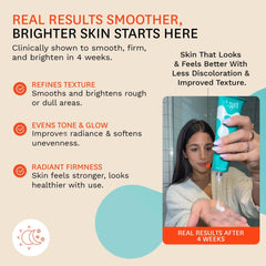 Fig.1 Retinol Body Serum vegan refillable cue highlights clean formula.