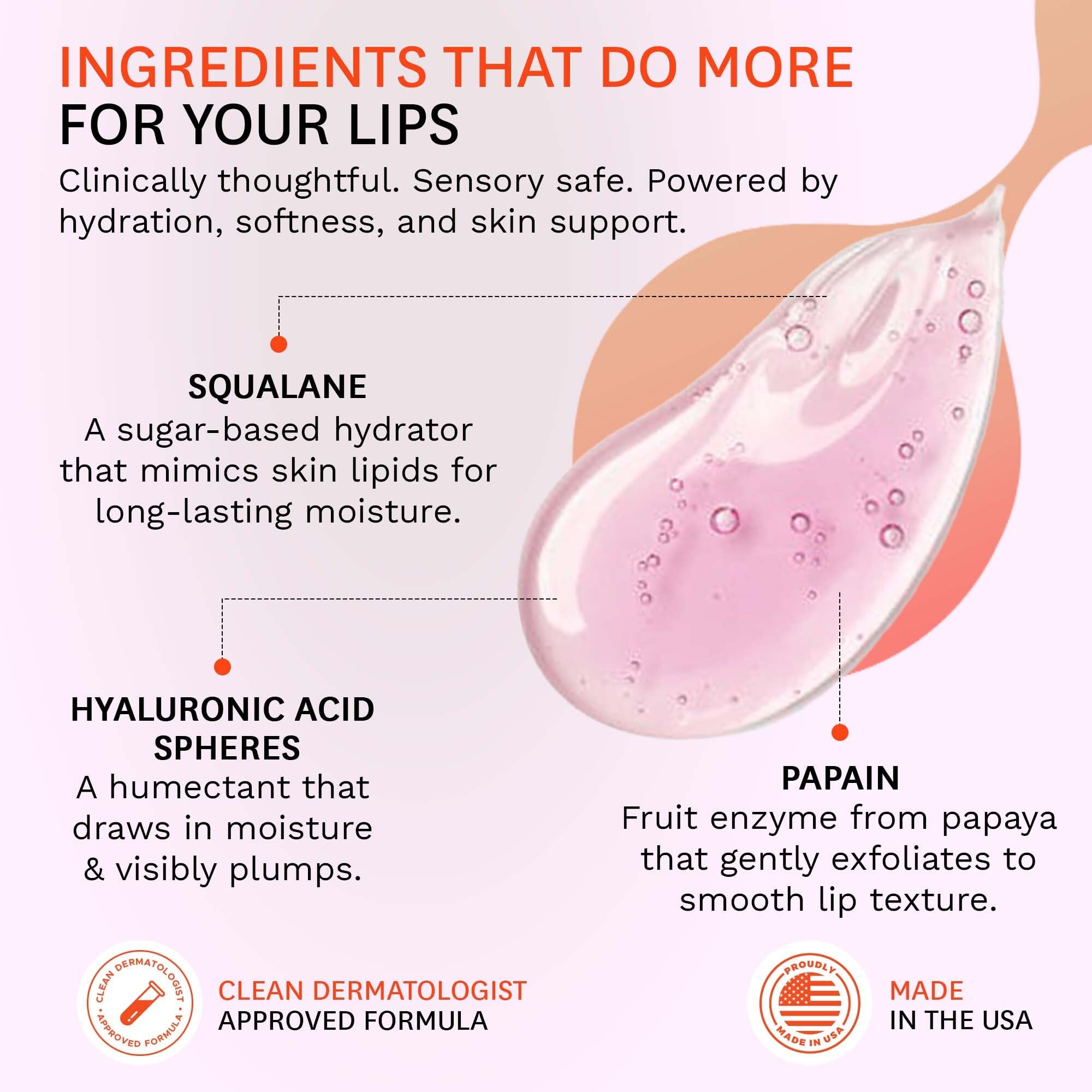 Fig.1 ReviveLip Enzyme Mask Canada-made with globally sourced ingredients