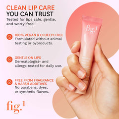 Fig.1 ReviveLip Enzyme Mask overnight application with non-sticky feel
