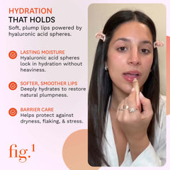 Fig.1 ReviveLip Enzyme Mask swatch reveals gentle exfoliation and smooth surface