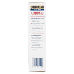 Fiico Gold Bond Foot Cream being applied to smooth dry skin on the heel