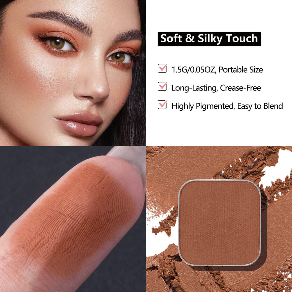 Fillwie long-lasting eyeshadow formula provides all-day wear without creasing.