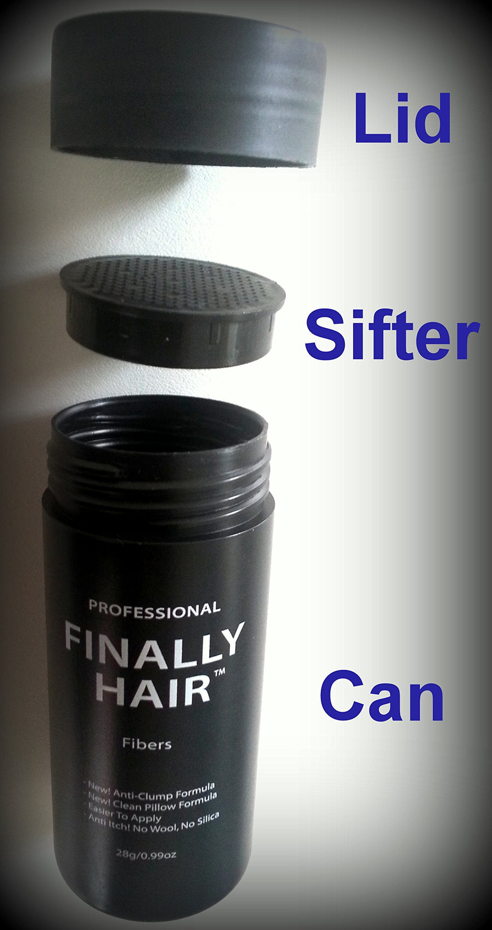 Finally Hair crown coverage demo shows thinning-area transformation.