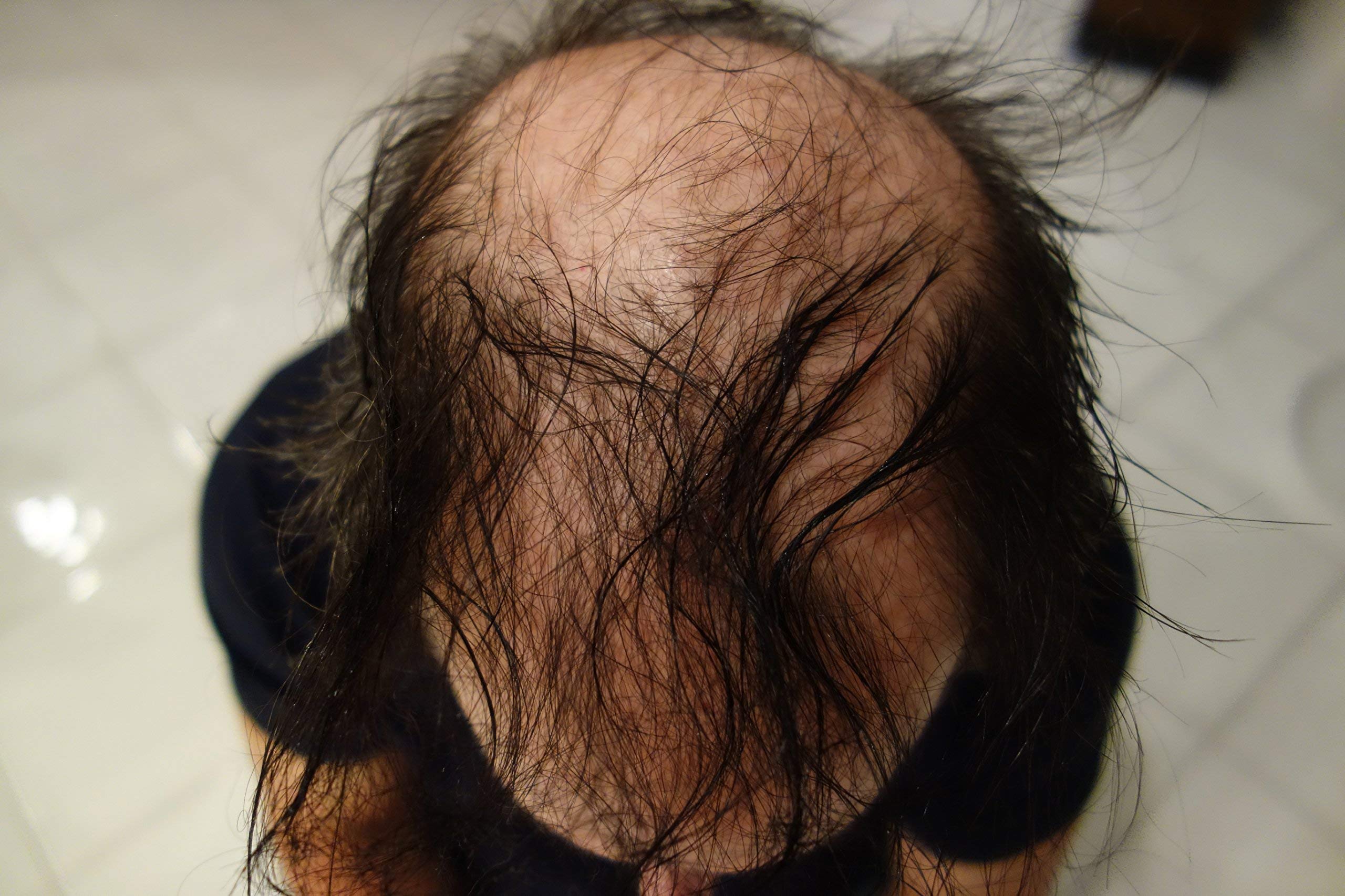 Finally Hair shake-dispense action shows easy, even distribution.