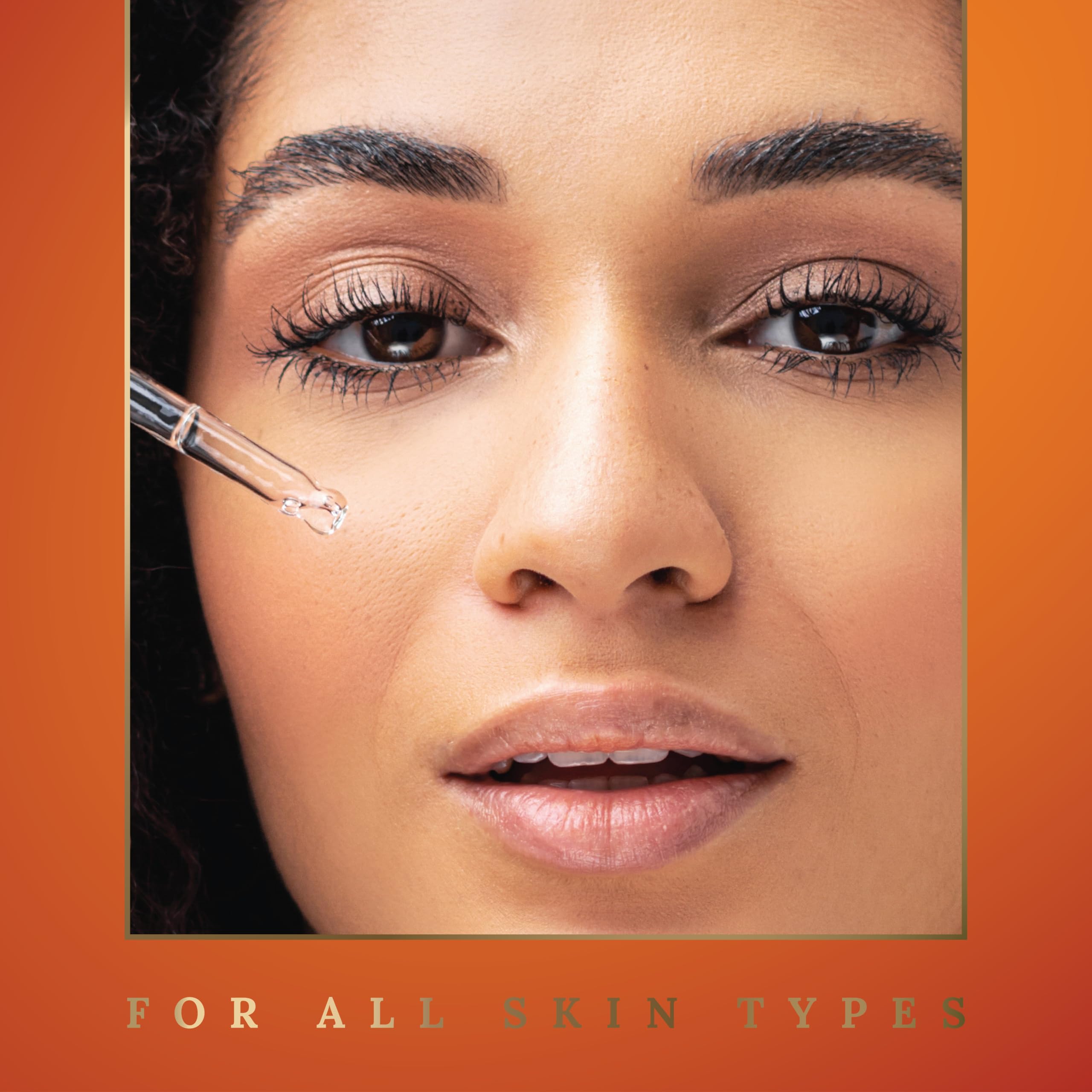 Findley All-in-One Serum box with glow swatch suggests radiant, healthy-looking skin.
